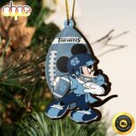 NFL North Carolina Tar Heels Mickey Mouse Christmas Ornament