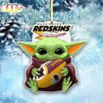 NFL Washington Redskins Baby Yoda Star Wars Christmas Tree Ornament Decoration