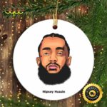 Nipsey Hussle Rapper 90s Hip Hop Dancer Christmas Ornament