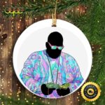 Notorious B.I.G. Merry Christmas 90s Hip Hop Christmas Ornament