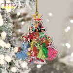 Personalized Name Disney Princess Christmas Tree Ornament