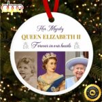 Queen Elizabeth Memorial Philip Queen Elizabeth Christmas Tree Ornament