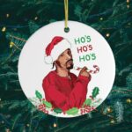 Snoop Dogg Funny Christmas 2022 Hiphop Christmas Ornament