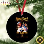 Snoop Dogg I wanna thank me tour 32 years 1992 2024 thank you for the memories ornament