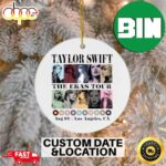 Taylor Swift Christmas 2 Sides The Eras Tour Custom Text For Fans Xmas Gift Ornament