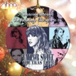 Taylor Swift Tour 2024 Decor Christmas Ceramic Ornament