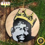 The Notorious B.I.G. Artwork Music 90s Hip Hop Christmas Ornament