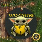 Wu-tang Baby Yoda Cute Wu Tang Christmas Ornament