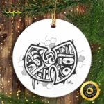 Wu-tang Clan Logo Basic White And Black Wu Tang Christmas Ornament