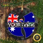 Wu-tang Clan Logo Custom Name Australia Wu Tang Christmas Ornament