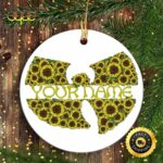 Wu-tang Clan Logo Sun Flower Wu Tang Christmas Ornament