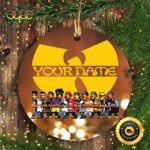 Wutang Clan Logo Custom Pixel Wu Tang Christmas Ornament